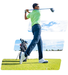 Enhance Golfer Post Swing