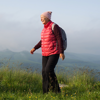 Woman Hiking